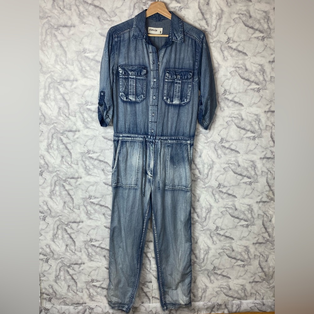 Pistola Denim Jumpsuit